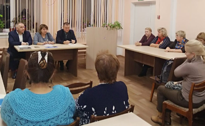 Встреча с главой Приморского района в МО «Заостровское»